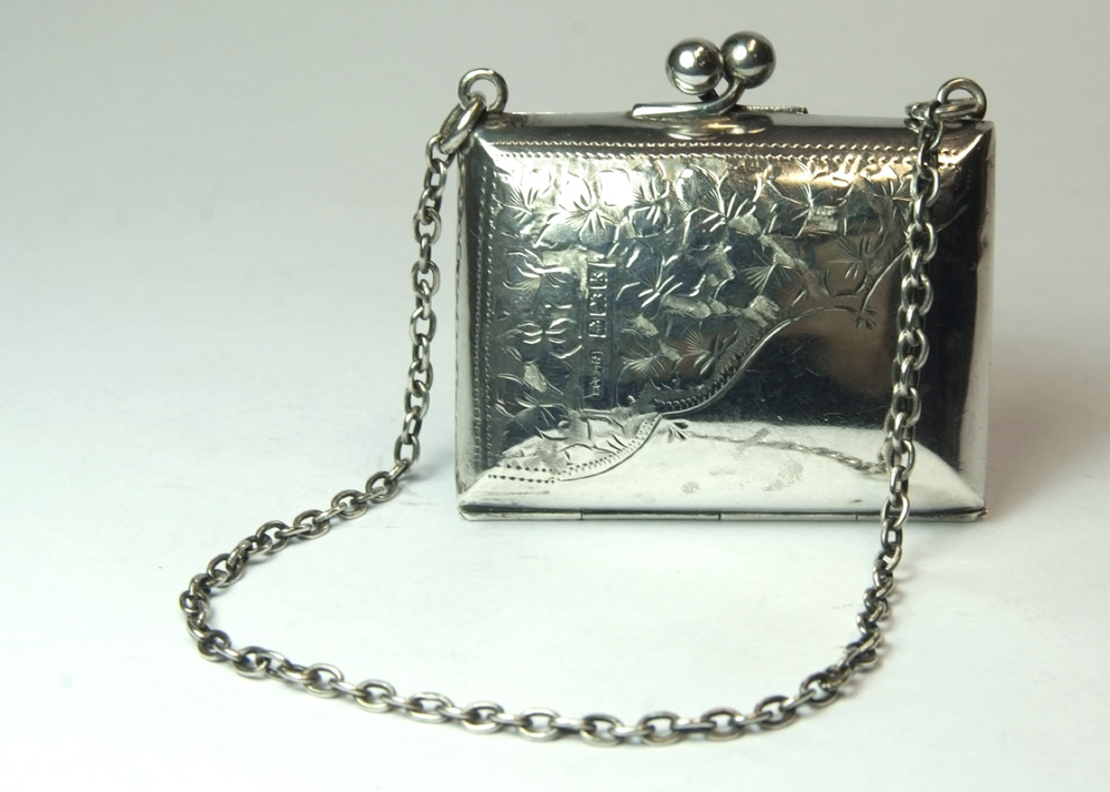 Antique George V Sterling silver purse(sold) | Marsh Antiques